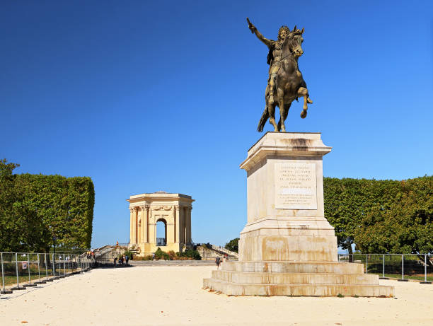 istock Statue of Louis XIV, Montpellier. 1408241127