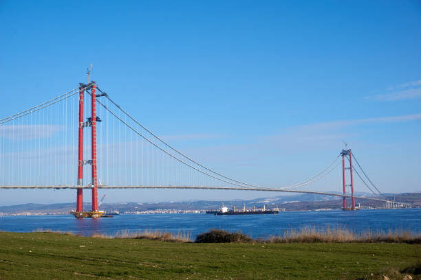 istock The construction of 1915 Canakkale Bridge 1408242929