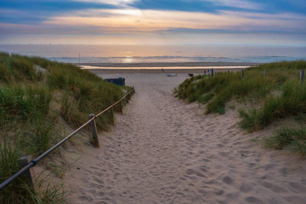 istock Sunset over the Dutch North Sea 1408249589