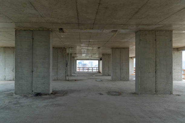 istock An apartment building under construction. Construction process, walls, partitions. Building frame 1408252258