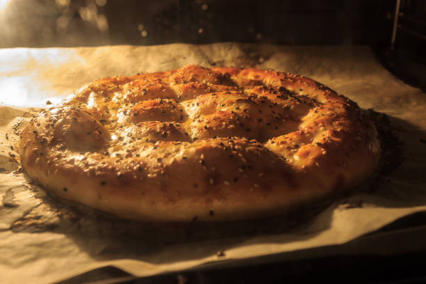 istock Ramadan Pita (Ramazan Pidesi). It's kind of bread. 1408260648