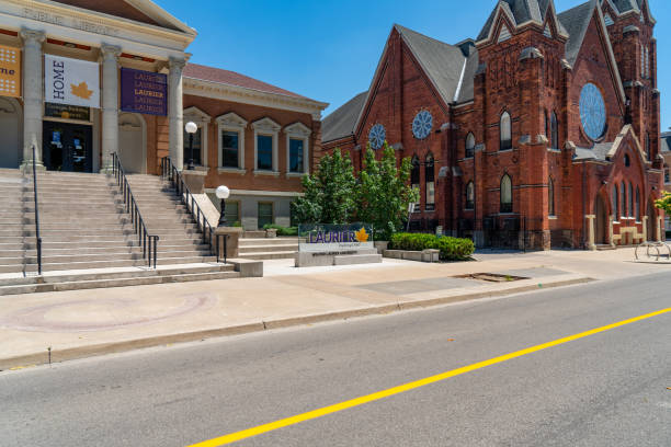 istock Public Library and Wilfrid Laurier University Brantford Campus, Brantford, Canada 1408263044