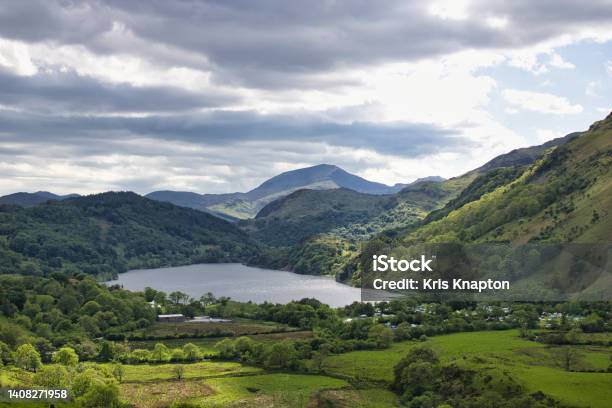 Llyn Gwynant Wales Stock Photo - Download Image Now - Color Image, Horizontal, Lake