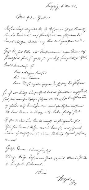 istock Letter of Gustav Freytag to Theodor Mommsen 1408275902