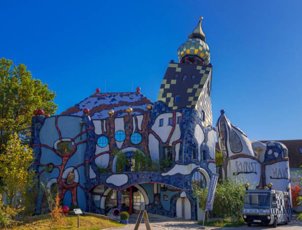 Leaning Tower, Kunsthaus Abensberg, Architect Peter Pelikan, Abensberg, Lower Bavaria, Bavaria, Germany, Europe, 14. October 2019