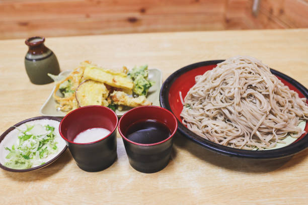istock Soba and tempura set meal in Japan 1408276113