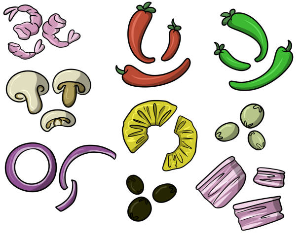 A Set Of Different Toppings For Pizza In Cartoon Style Different Toppings For Pizza Images Stock Illustration - Download Image Now - iStock A Set Of Different Toppings For Pizza In Cartoon Style Different Toppings For Pizza Images Stock Illustration - Download Image Now - iStock