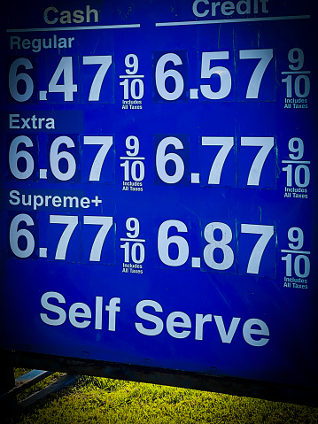 Gas Price Sign