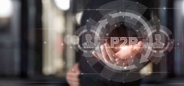 istock Businessman showing deal p2p . 1408284908