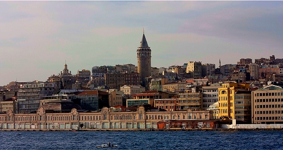 galata view from istanbul city