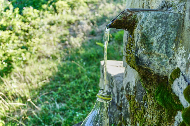 Healthy and fresh natural spring water.