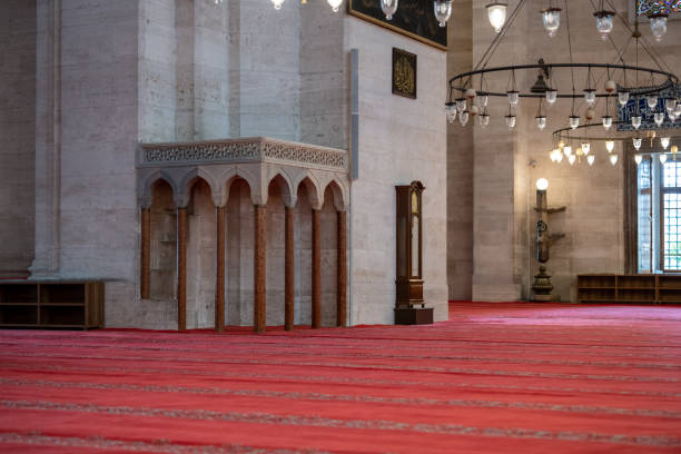 istock Suleymaniye mosque interior details 1408293709