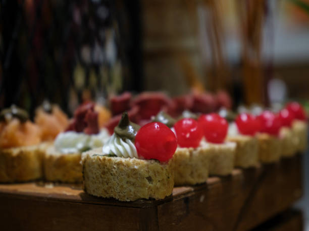 istock desserts at the buffet in a restaurant 1408302828