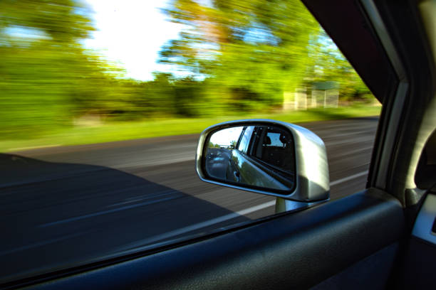 istock Shoot in rear-view mirror of car 1408306119