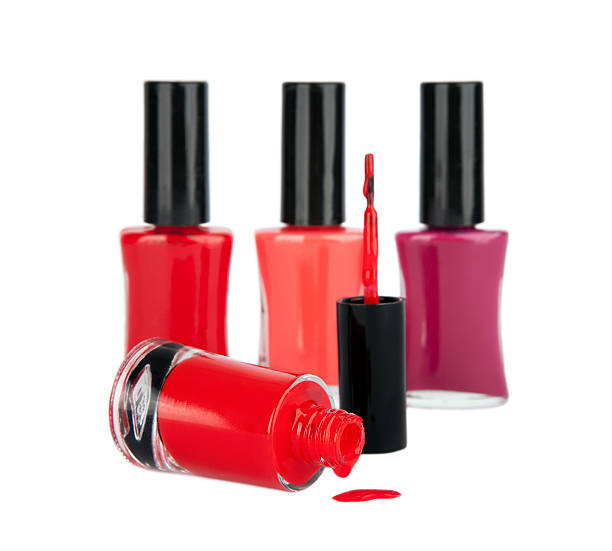 istock red nail polish isolated on white background 140830650