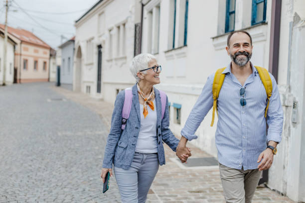 istock Mature couple on a journey 1408309747