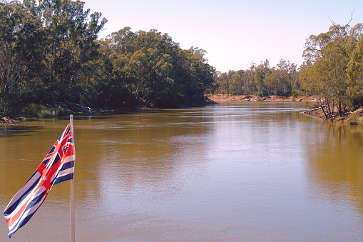 Cruising the Murray River in the historic port area in the Northern Country