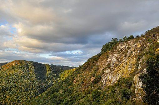 Vista del Mirador de Gelain (Mirante Gelain), en Flores da Cunha, Brasil photo