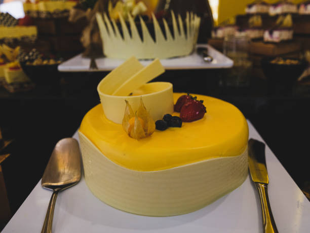 istock desserts at the buffet in a restaurant 1408315216