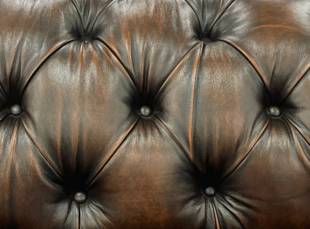 istock Back cushion of a leather sofa 1408329820