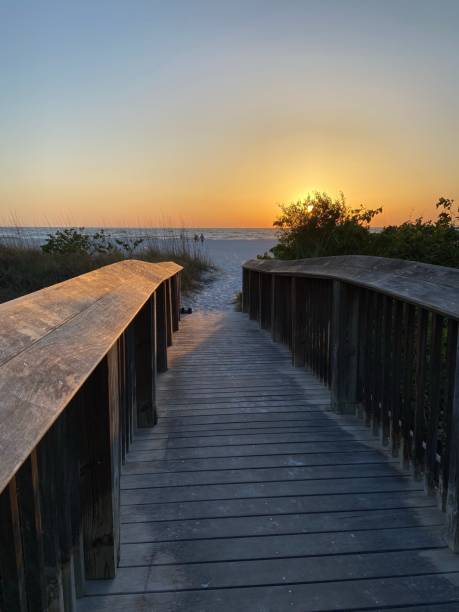 Marco Island Florida A beautiful sunset on Marco Island. marco island stock pictures, royalty-free photos & images