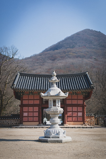 Buddhist temple in Korean countryside