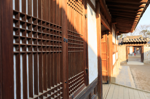 Korean style old typical house