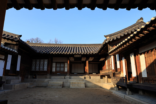 Korean style old typical house
