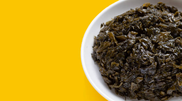 istock Olive Pickled Green Mustard with Mushroom 1408339345
