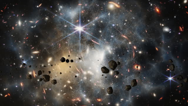 Deep space travel through asteroid belt