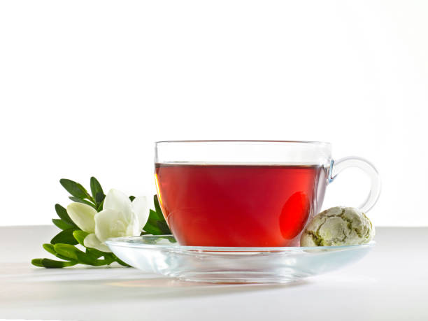 tè e biscotti - english breakfast tea foto e immagini stock