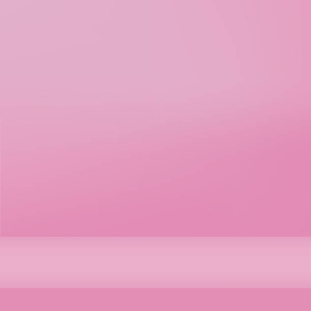 istock 3d pink podium and minimal pink wall scene. 3d podium minimal abstract background. Vector 1408353470