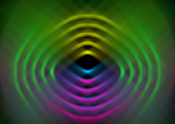 istock Hello happy new year festival light wave vibration motion blur abstract background illustration graphic design 1408354936