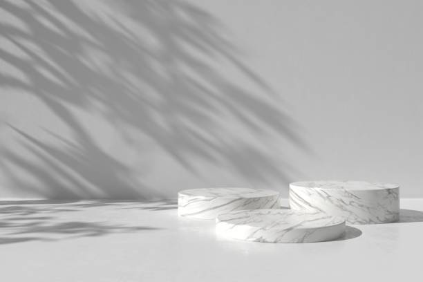 istock Abstract minimal scene, design for cosmetic or product display podium 3d render. 1408357561