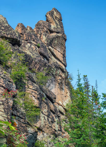 istock High forest rocks for advanced hiking and alpinism. 1408361970