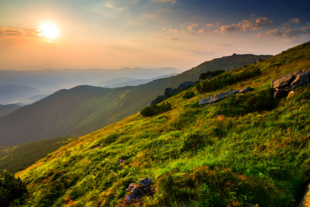 istock green mountain valley at the sunset 1408369277