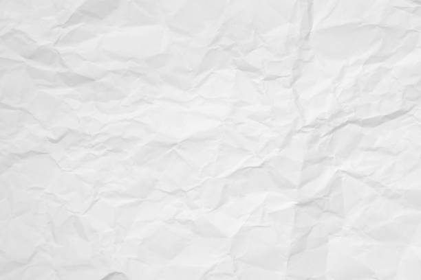 istock Texture of white crumpled paper for background. 1408369353