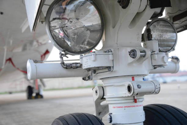 istock Corporate Private Jet Landing Gear 1408371848