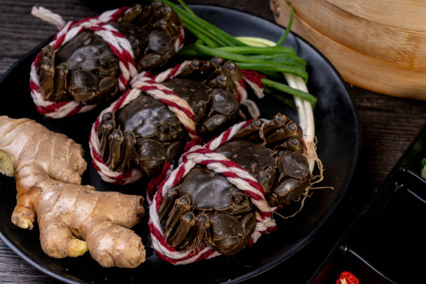 istock Steamed hairy crab, a traditional Chinese cuisine 1408373204