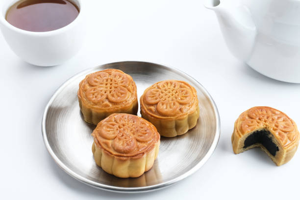 istock Moon Cake, traditional Chinese snack 1408379448