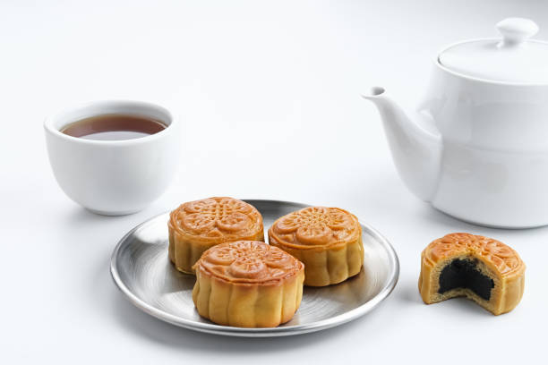 istock Moon Cake, traditional Chinese snack 1408379463