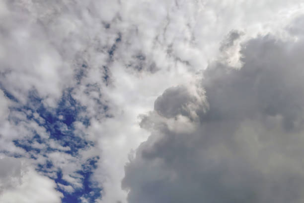 Sky and clouds in nature for background.