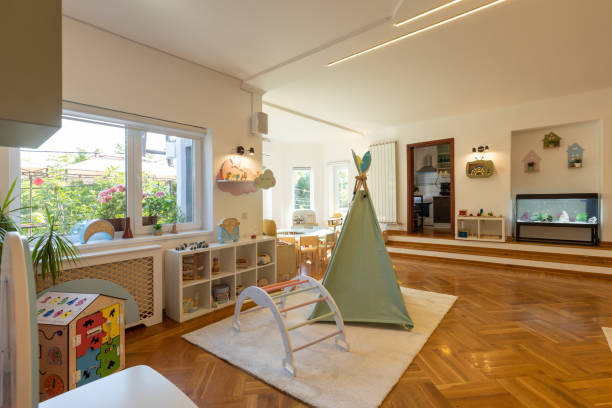istock Interior of a montessori kindergarten 1408382752