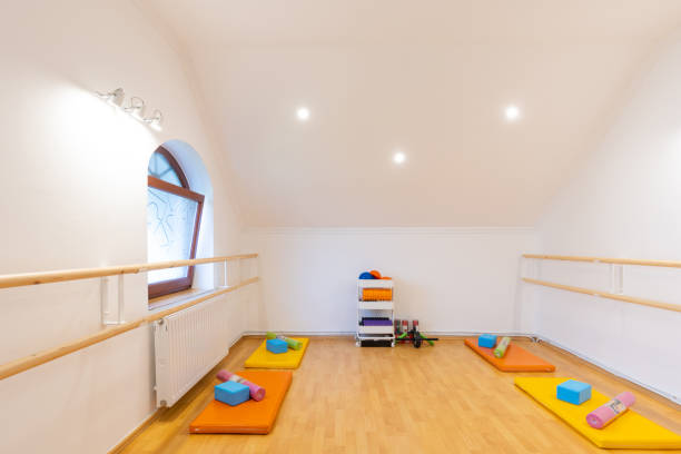 istock Small gym in a montessori kindergarten 1408383531