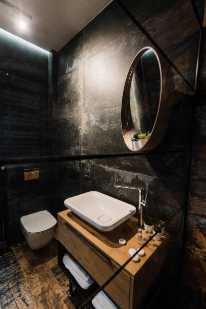 istock Modern bathroom interior stock photo. 1408396539