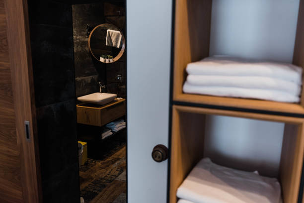 istock Modern bathroom interior stock photo. 1408396563