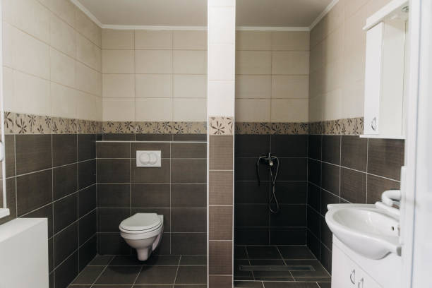 istock Modern bathroom interior stock photo. 1408396824