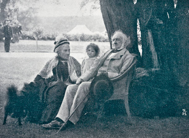 istock William Ewart Gladstone, british prime minister, with his family under the old beech 1408397135