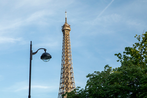 Bridge Mirabeau whith Tour Eiffel in Paris