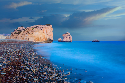 Beautiful beach near Paphos, Cyprus